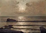 Gino Romiti, Tramonto sul mare