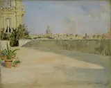 Carlo Brancaccio, Vista di Napoli dal Grand Hotel