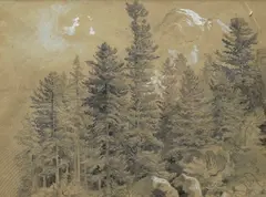 Bosco by Constant Troyon, 1860, offered Oct 2011