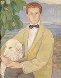 Elisabeth Chaplin, Ritratto di giovinetto con cane