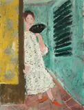 Rolf Nesch, Mädchen mit Fächer