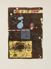 Patent by Oldřich Jelínek, Around 1979, lithography, paper, sold Mar 2025