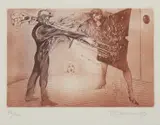 Karel Demel, Opus 25, 1999, etching, paper