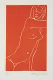 Ota Janeček, Sitting Nude