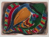 František Hodonský, Easter, 1995, lithography, paper