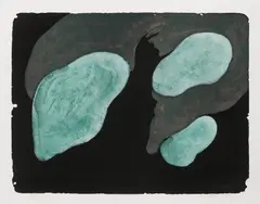 František Hodonský, Floating Islands, 1992, lithography, paper