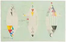 Jud Fine, Removal #1, 1978, Watercolor, colored pencil, and graphite on paper