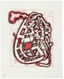 Elizabeth Murray, Tybid, 2004, 3-color lithograph on Rives BFK paper