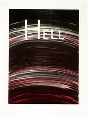 Ed Ruscha, Heaven and Hell (2), 1988, Soap-ground aquatint on Somerset cream paper