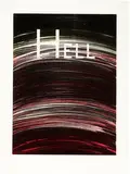 Ed Ruscha, Heaven and Hell (2), 1988, Soap-ground aquatint on Somerset cream paper