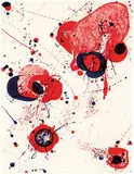 For St. Gallen by Sam Francis, 1963, 2-color lithograph on Rives BFK paper, sold Mar 2015