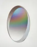 Melin 35 (from Vapor Drawing Series) by Larry Bell, 1985, Vaporized metal on paper, sold Mar 2015
