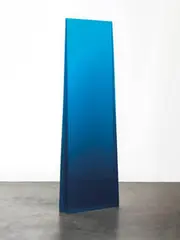 DeWain Valentine, Blue Slab, 1970, Cast polyester resin