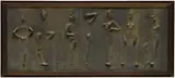 Robert Graham, Untitled (Duke Ellington) V, 1989, Cast copper bas-relief with unique patina