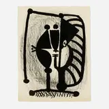 Figure by Pablo Picasso, 1948, lithograph on Arches, sold Oct 2022