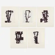 James Brown, Five Sorrowful Mysteries, 1989, lithograph in colors on Hahnemühle