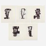 James Brown, Five Sorrowful Mysteries, 1989, lithograph in colors on Hahnemühle