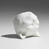 Kiki Smith, Cat, 1999, cast porcelain with glazed interior