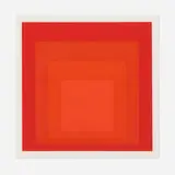 I-S a by Josef Albers, 1968, screenprint in colors on German Etching, sold Oct 2022