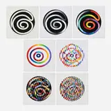 Message of Peace by Yaacov Agam, 1981, screenprint in colors on Arches, sold Oct 2022