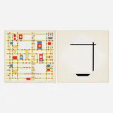 Piet Mondrian, Broadway Boogie Woogie; Foxtrot A (two works from A Portfolio of Ten Paintings)