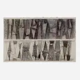 Harry Bertoia, Untitled (Monotype), c. 1943, ink on rice paper