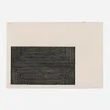 Frank Stella, Bethlehem's Hospital (from the Black Series I), 1967, lithograph on J. Barcham Green