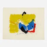 Five Stone Untitled by Sam Francis, 1959-1968, lithograph in colors on Angoumois handmade paper, sold Oct 2022