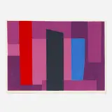 Josef Zenk, Night Places, screenprint in colors