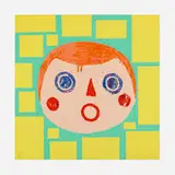 Donald Baechler, Coney Island, 1994, screenprint in colors