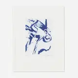 Sam Francis, Untitled (SFE-048), 1987, aquatint in colors on BFK Rives