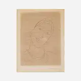 Henri Matisse, Martiniquaise (from the Martiniquaise suite), 1947, etching on annam appliqué to wove paper