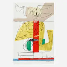 Le Corbusier, Le Taureau, 1963, lithograph in colors
