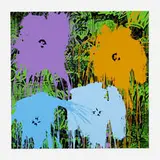 Thierry Guetta, Flowarh$, 2021, screenprint in colors