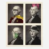 Thierry Guetta, President's Day - Full, 2018, screenprint in colors