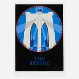 Robert Indiana, The Brooklyn Bridge (from the New York, New York portfolio), 1983, screenprint in colors on Arches