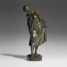 La Baigneuse by Jean Jules Cambos, sold Mar 2026