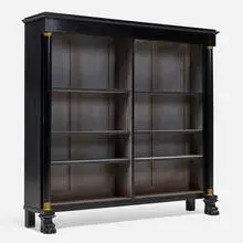 Empire Style, Bookcase, ebonized wood, gilt metal
