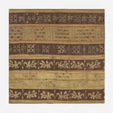 Southeast Asian, Tapestry, fabric with woven gold and silk thread