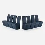 Eric Jourdain, Dining chairs from The Bridge, Bridgehampton, set of eight