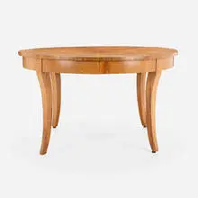 Biedermeier Style, Dining table, c. 1910, mahogany