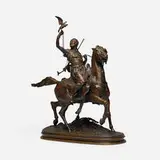 Pierre-Jules Mêne, The Falconer (Orientalist sculpture)