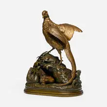 Alfred Dubucand, Pheasant and Fox