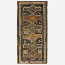 Caucasian, Sumak flatweave carpet, hand-woven wool
