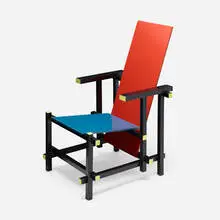 Constructivist Style, Chair, painted wood