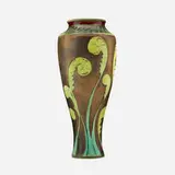 Stephanie Young for Calmwater Design, Vase with fiddlehead fern