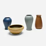Marblehead Pottery, Collection of four vessels