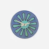 Meridian wall clock, model 7544B by George Nelson & Associates, c. 1965, glazed ceramic, enameled aluminum, sold Sep 2016