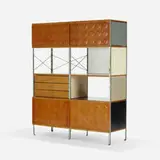Charles and Ray Eames, ESU 400-N, 1950, birch plywood, lacquered masonite, lacquered plywood, zinc-plated steel