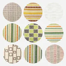 collection of nine fabric samples by Angelo Testa, c. 1965, sold Sep 2016
